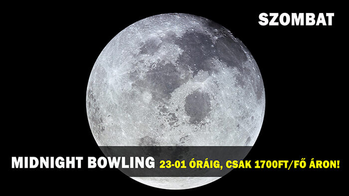 Sugár Bowling & Pub - Szombati ajánlatunk